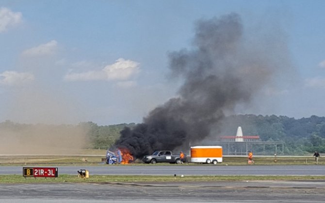 1 dead in crash at metro Atlanta air show