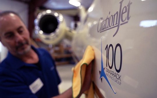 100th Installation of revolutionary Tamarack Active Winglets