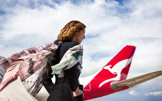 Qantas Unveils Limited Edition Scarf Inspired by Qantas Trend Consultant, Jessica Hart