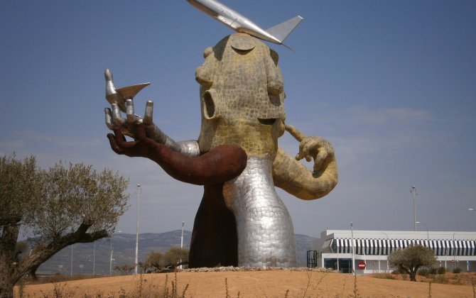 First Commercial Flight Lands at Spanish "Ghost Airport"