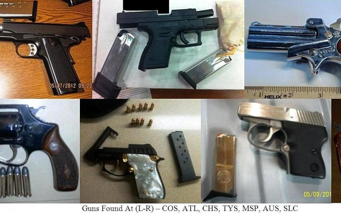 Record Number of Guns Found in U.S. Airport Searches: TSA