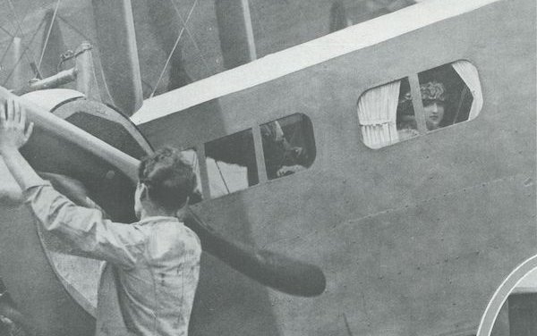 Airtravel advertising almost a century ago