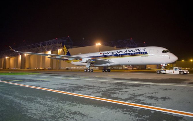 Airbus completes painting of Singapore Airlines&rsquo; first A350 XWB
