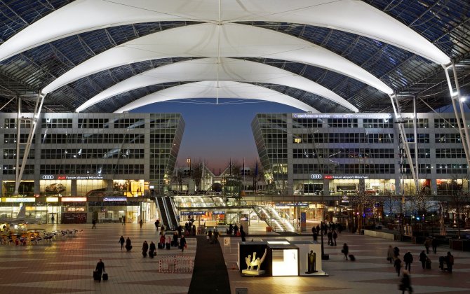 Munich Airport's new satellite terminal almost completed