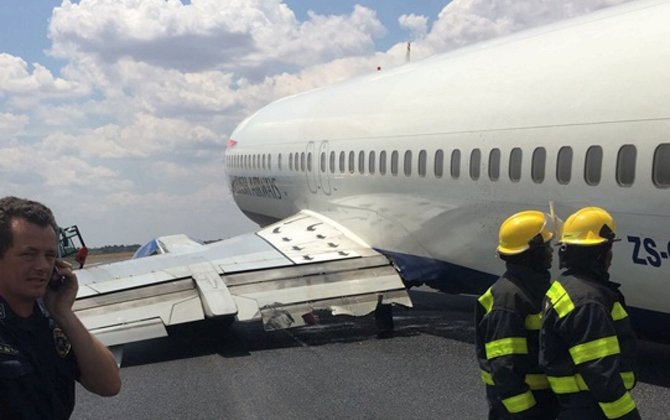 British Airways aircraft crash lands in Johannesburg