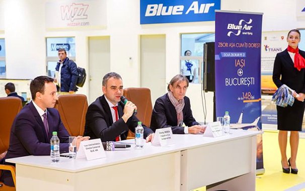 Blue Air links Iasi to four European capitals
