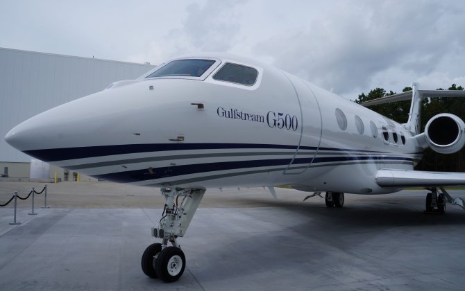 Gulfstream G500 passes 100 flight hours
