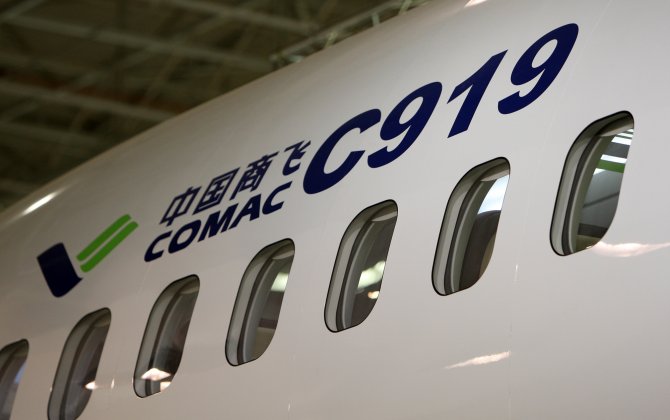 COMAC Rolls Out First C919 in Shanghai