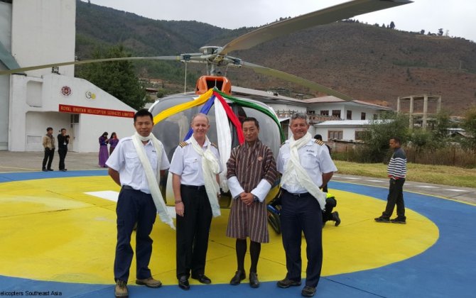 Airbus Helicopters delivers the first H130 for Bhutan