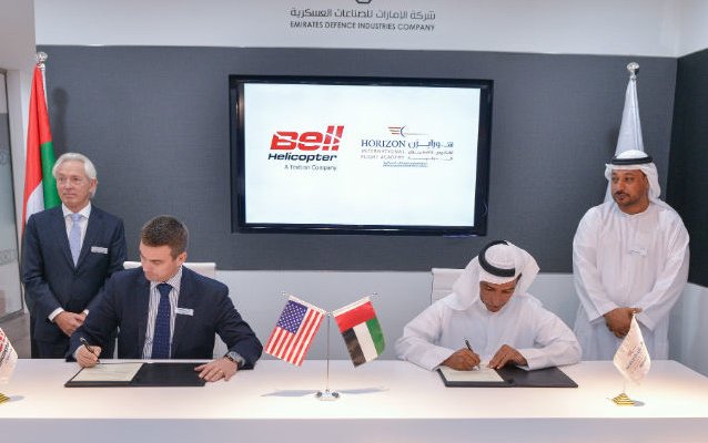 Bell Helicopter and Horizon International Flight Academy signs LOI
