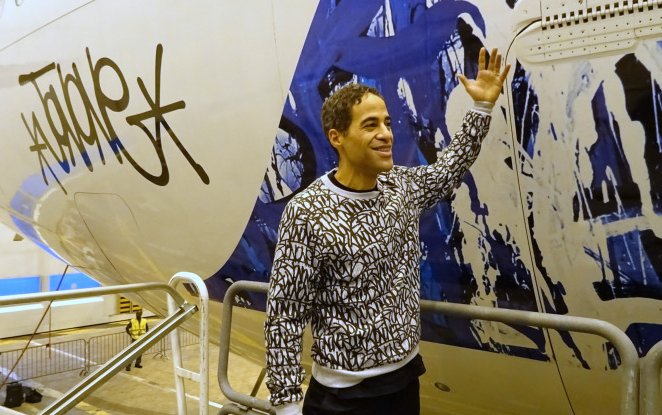A past painting subway cars leads to faster canvas at Air France