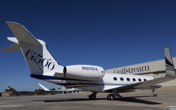 Gulfstream G500 made its first cross-country trip
