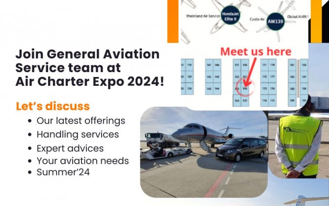 General Aviation Service is ready to welcome at Air Charter Expo 2024