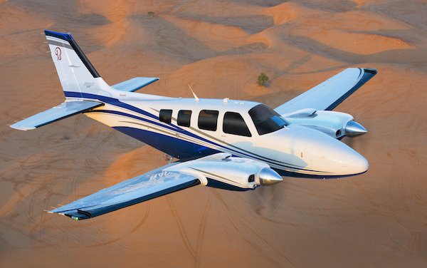 50th anniversary of the first flight of its Beechcraft Baron 58 