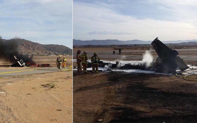 2 Die in Small Jet Crash Near San Bernardino