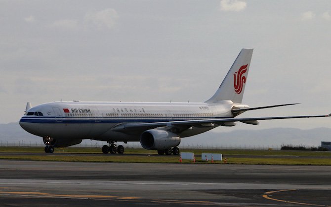 Air China touches down in Auckland