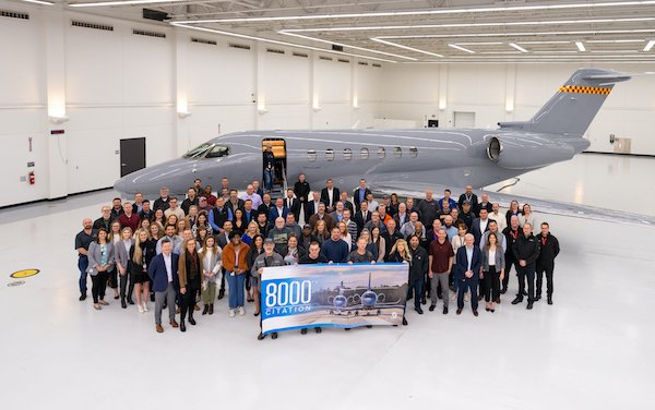  8,000th Cessna Citation Longitude aircraft joins Scotts Miracle-Gro fleet 