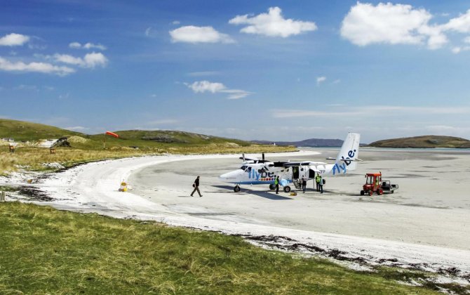 A beach airport and a secret whisky stash: Scotland's Barra