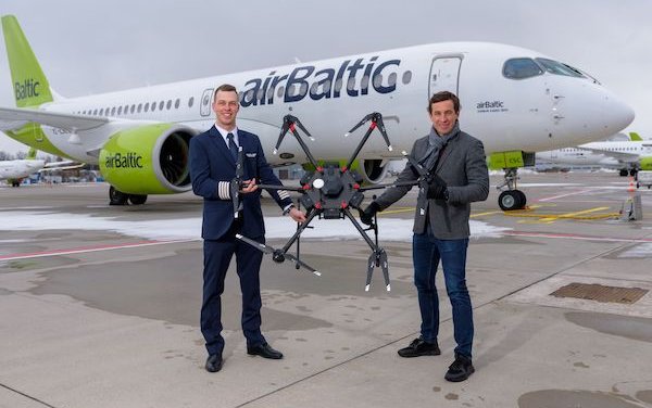 A collaboration on drone innovations - airBaltic and LMT