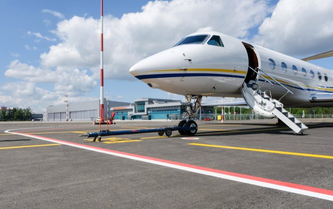 A-Group: A new business aviation apron is opened