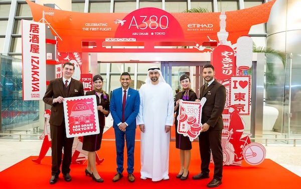 A new era of luxury: Etihad&rsquo;s celebrated A380 debuts in Tokyo