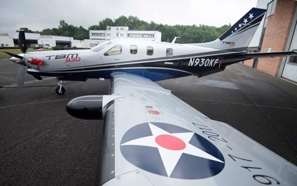 A symbolic Daher TBM 930 to honor the centennial of America&rsquo;s entry into World War I