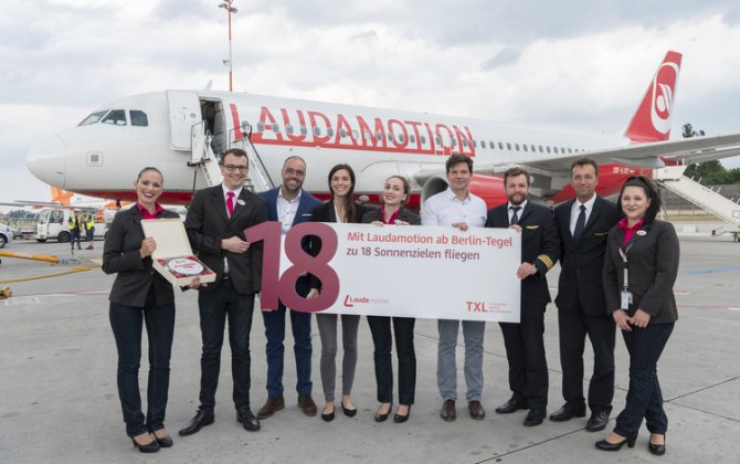 A warm welcome to Laudamotion! Laudamotion starts up in Berlin