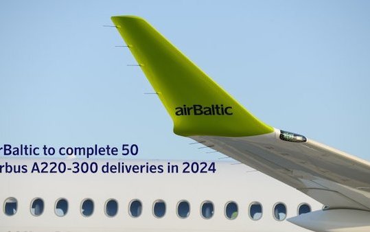A220-300 delivery schedule revised by airBaltic and Airbus to complete firm order in 2024
