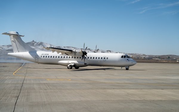 ACIA Aero Leasing delivers an ATR 72-600 to Chingis Airlines Unity, Mongolia