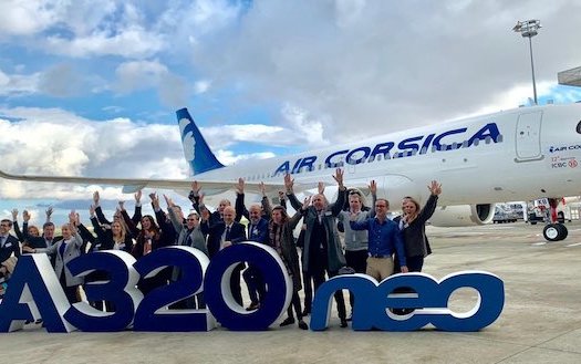 Air Corsica received its first Airbus A320neo