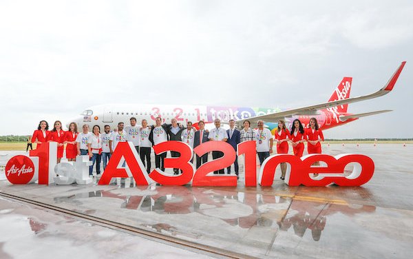 AirAsia officially welcomes its first Airbus A321neo