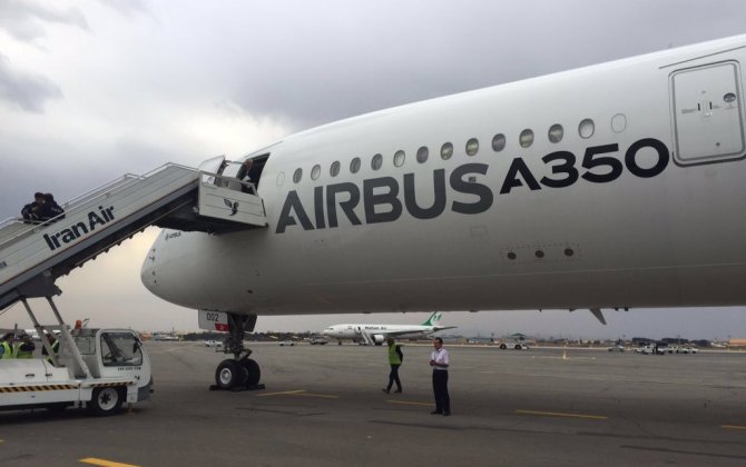 Airbus A350 makes &lsquo;symbolic&rsquo; first landing in Iran