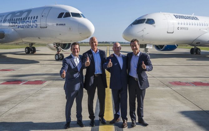 Airbus and Bombardier Announce C Series Partnership