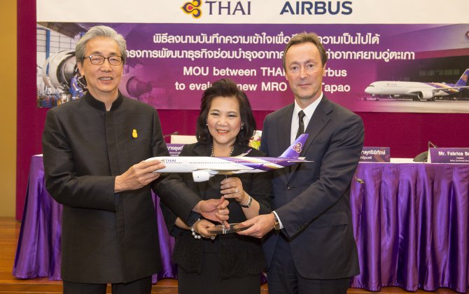 Airbus and THAI to evaluate new MRO business