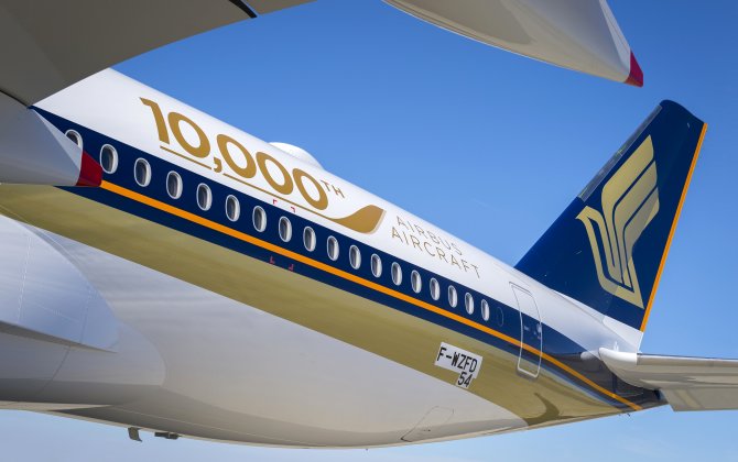 Airbus celebrates the delivery of its 10,000th aircraft
