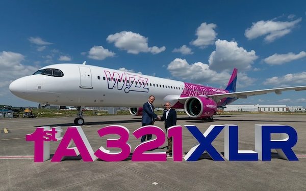 Airbus delivers first Pratt & Whitney powered A321XLR to Wizz Air