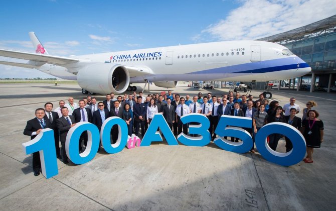 Airbus delivers its 100th A350 XWB