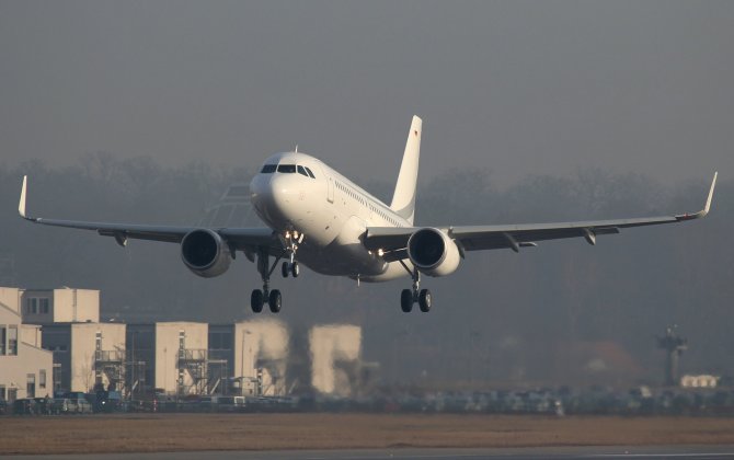 Airbus exhibits ACJ319 at NBAA show