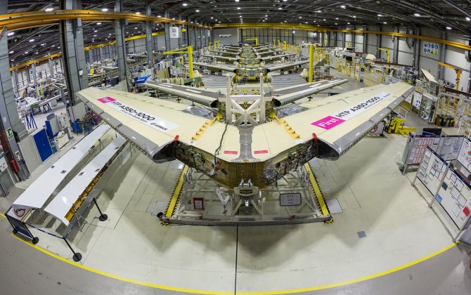 Airbus&rsquo; Getafe, Spain production facility delivers the first A350-1000 horizontal tail plane