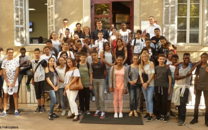Airbus Helicopters volunteers inspire future generation at Institut Louis Germain summer school