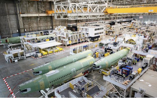 Airbus inaugurates a second final assembly line for the A320 family in Toulouse