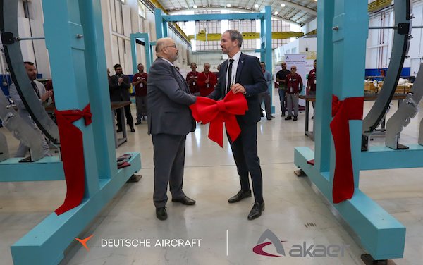 Akaer and Deutsche Aircraft inaugurate D328eco forward fuselage assembly line in Brazil