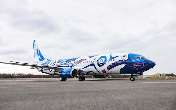 Alaska Airlines unveils salmon livery to celebrate Indigenous culture & language
