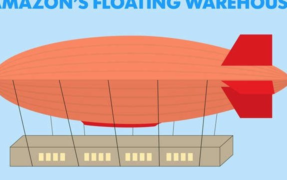 Amazon Plans To Build Flying Warehouses For Drone Deliveries