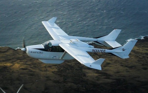 Ampaire completed first hybrid electric flight into Silicon Valley