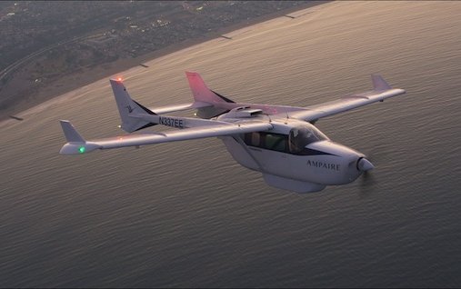 Ampaire flies longest route to date for an Electrified Aircraft
