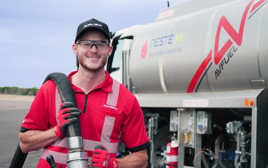 Avfuel & Avflight Mesa bring SAF to Falcon Field 