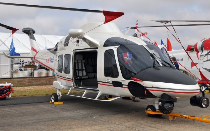 AW169 helicopter gets five firm orders in Brazil for executive transport
