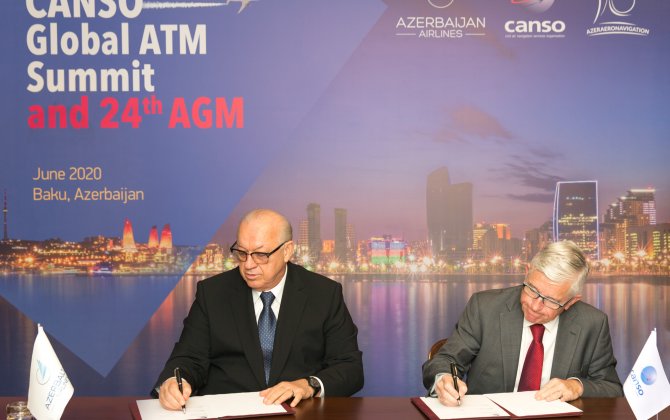 AZAL signed agreement to hold CANSO-2020 Global Summit in Baku 