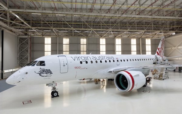Azorra delivers Australia&rsquo;s first Embraer E190-E2 to Virgin Australia